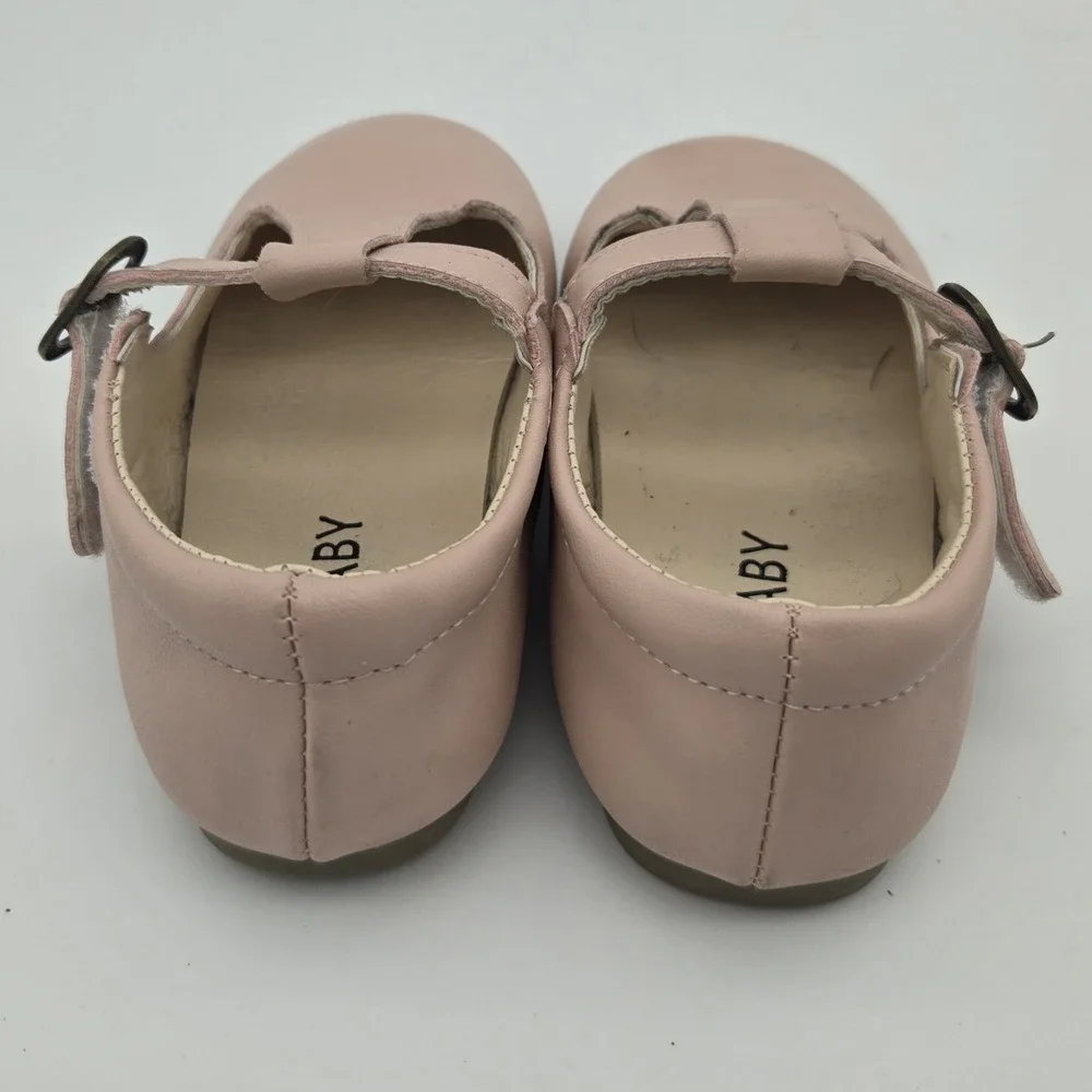 MG Baby Girls Mary Jane Shoes pink Size 27 Black US10 Toddler